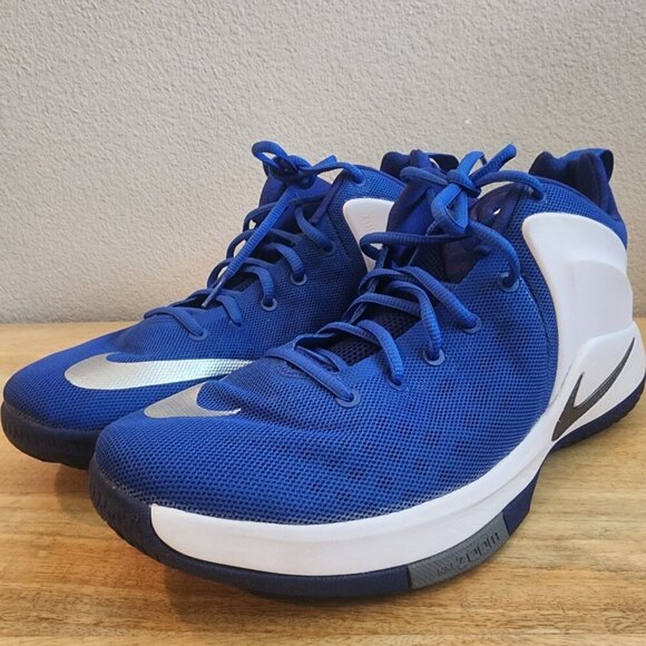 Nike Zoom Witness LeBron James Mens Size 12 Basketball Shoes Blue 860272-400 - Picture 6 of 16